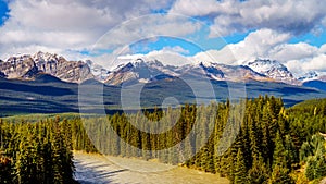 The Bow River at Morant's Curve Banff National Park