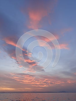 Tramonto prima isola noi segno dove ancora con la andare 