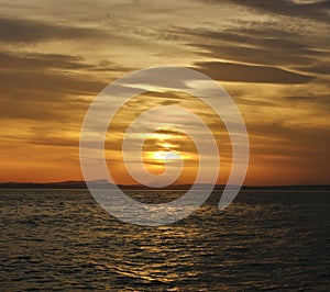 Tramonto prima isola noi segno dove ancora con la andare 