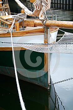 Bow of sailing ship