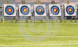 Bow shooting target rings