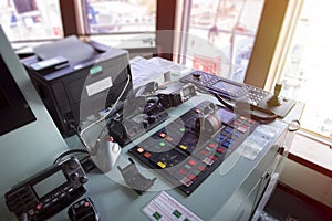 Bow thrusters control and Phone in tanker .