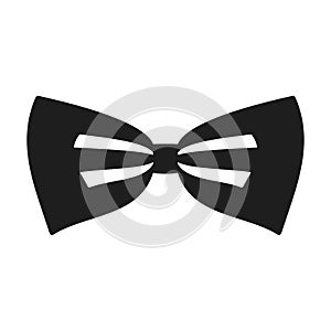 Bow tie black icon
