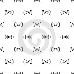 Bow tie seamless pattern