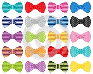 Bow-ties illustrations