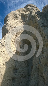 Bow valley banff mountain hoodoo photo