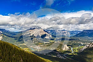 Bow Valley in Banff national park