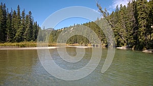 Bow valley banff river