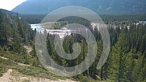 Bow valley banff river photo