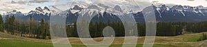 Bow Valley Canmore Alberta Foothills Wide Panoramic Landscape photo