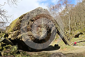 Bowder Stone, Borrowdale, Cumbria, England