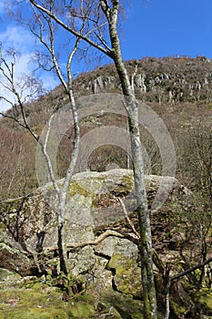 Bowder Stone, Borrowdale, Cumbria, England