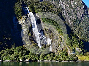 Bowen Falls, tallest waterfall in New Zealand