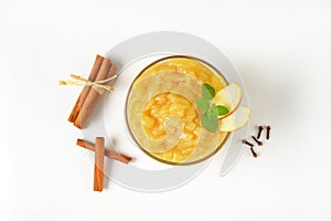 Bowl of apple sauce