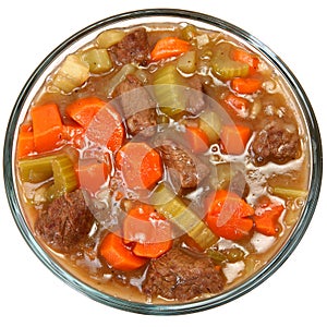 Bowl of Beef Vegetable Stew