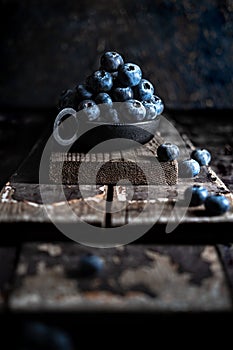 Bowl of blueberries