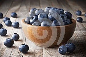 Bowl Blueberries Fruit