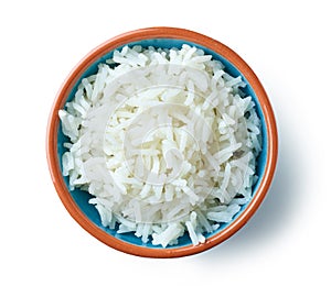 Bowl of boiled rice