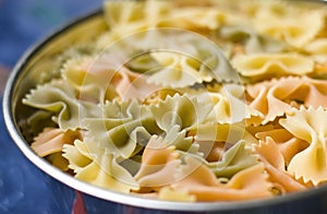 Bowl of bowtie pasta