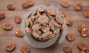 Bowl of Candied Pecans