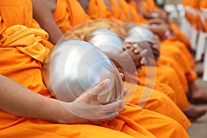 Bowl carried by Monks photo