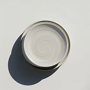 Bowl casts a distinct shadow to the left highlighting a smooth glossy