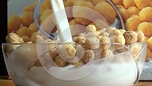Bowl of Cereal, Milk, Grains, Breakfast Foods