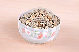 A bowl of cereals