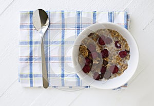 Bowl with cereals