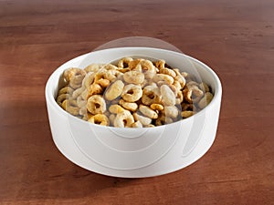 Bowl with cheerios