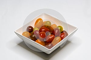 Bowl with Cherry Tomato. Isolated