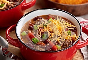 Bowl of chili con carne