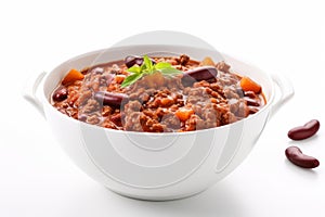 Bowl chili con carne. Generate Ai