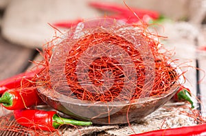 Bowl with Chilli Strings