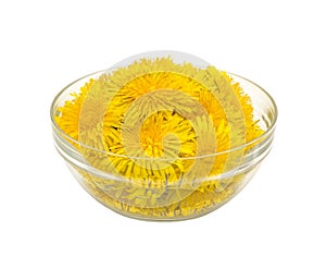 Bowl with dandelions