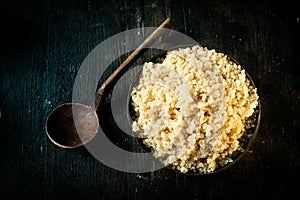 Bowl of delicious healthy quinoa
