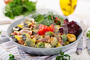 Bowl with Farfalle pasta