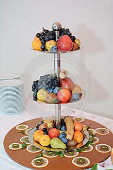 A bowl filled with different fruit