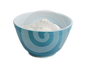 Bowl filled with flour