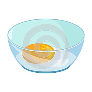 Bowl flour vector icon.Cartoon vector icon isolated on white background bowl flour.