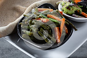 bowl of fossolia, Ethiopian food