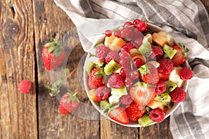 Fresh mixed fruit salad
