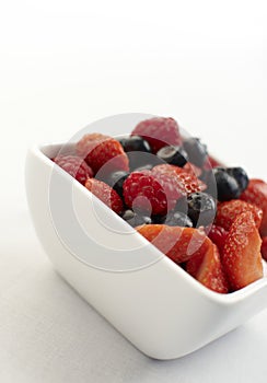 Bowl of fresh summer berries