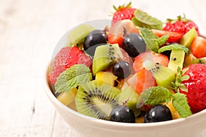 Bowl of fruit salad