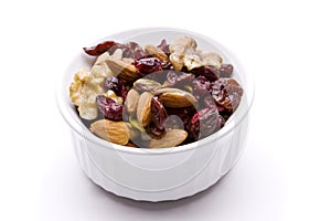 Bowl of fruits and nuts