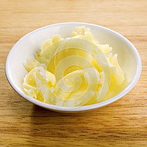 Bowl of Ghee or Clarified Butter photo