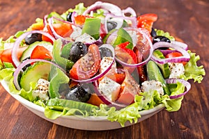 Bowl of Healthy Greek Salad