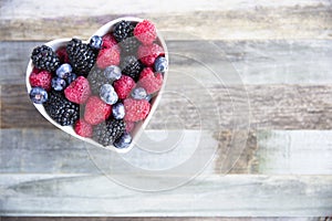 Bowl of Heart Healthy Berries