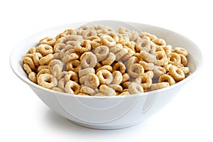 Bowl of honey cheerios.