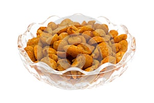 Bowl of hot and spicy peanuts